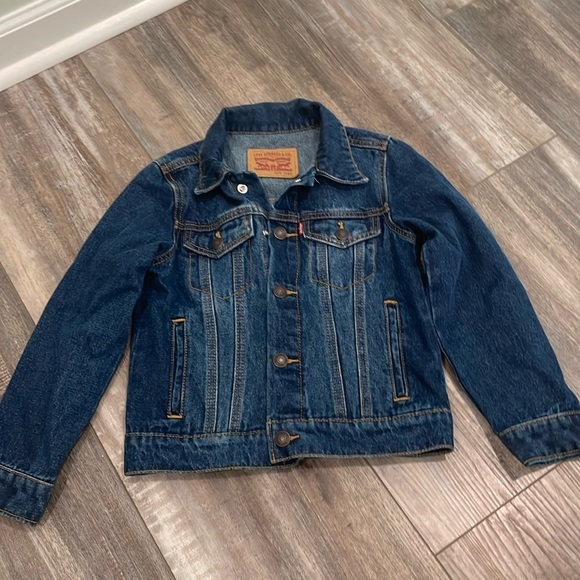 Levi's Other - Levi's Kids Boy's Girl's Youth Denim Jean Jacket Size Small Medium/Dark Wash